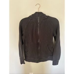 Lululemon Scuba Hoodie Light Cotton Fleece Black 8